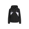 Giacca a vento Rco Colorblock Casual con Cappuccio Giacca da Donna Nera IP0753