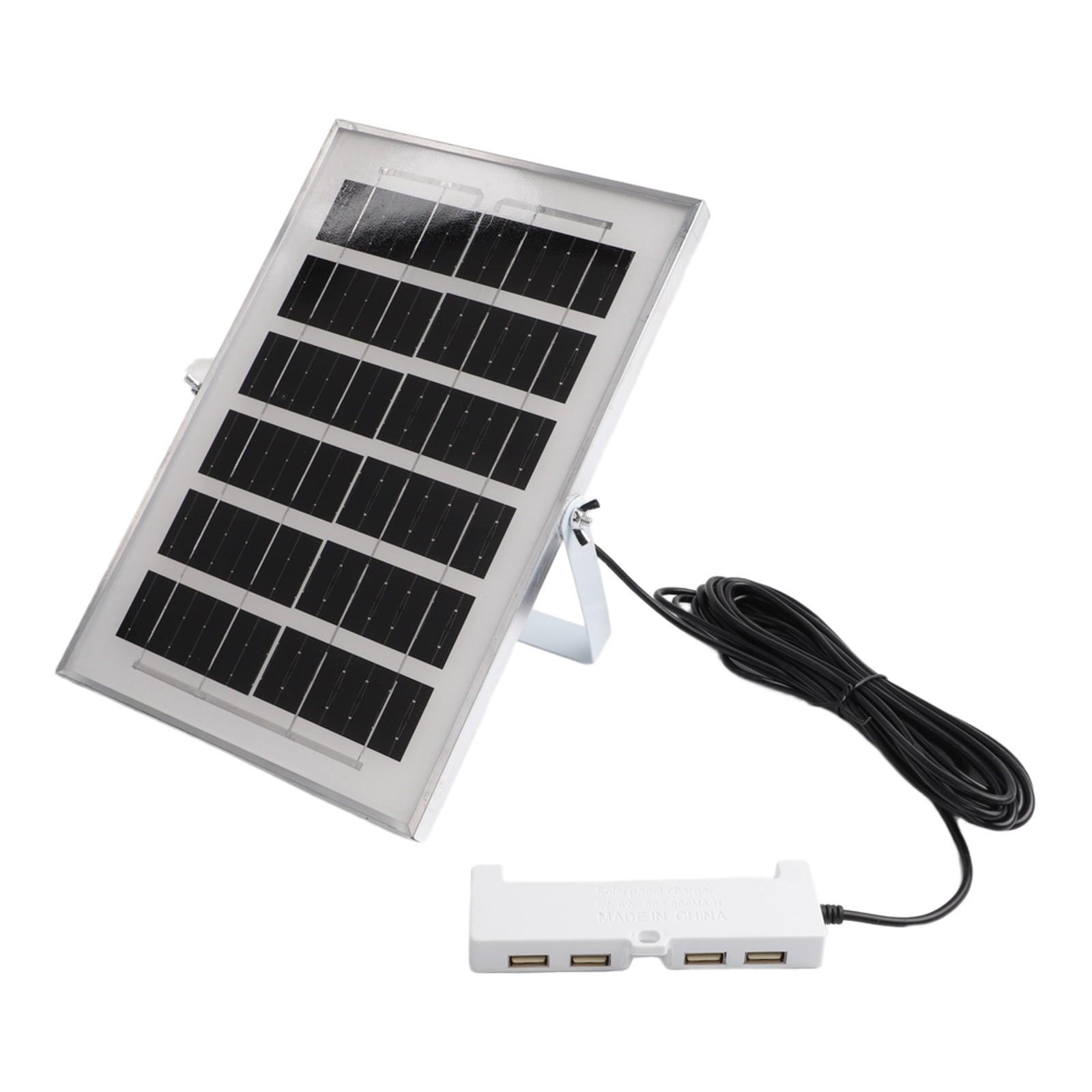 Solar Battery Charger Solar Panel USB Charger Efficient Energy Conversion