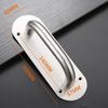 Pull Push Door Plate Handle Stainless Steel Heavy Duty Barn Door Pull for Shed Commercial Fire Door Mounting Accessories