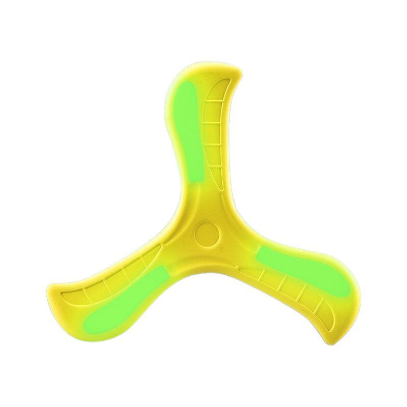 Nostalgic Toys: Glowing Soft Return Boomerang Frisbee for Kids - Luminous Outdoor Fun