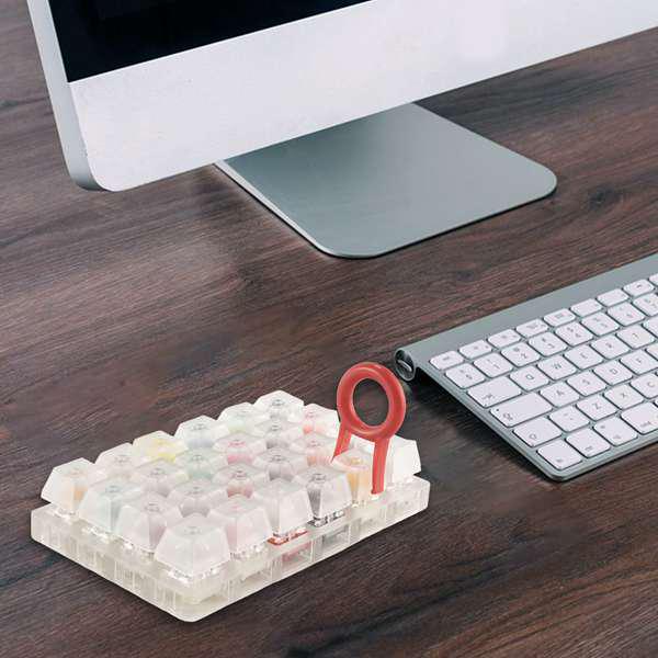 Transparent Acrylic Mechanical Keyboard Switch Tester for Kailh - 24 Switches Other