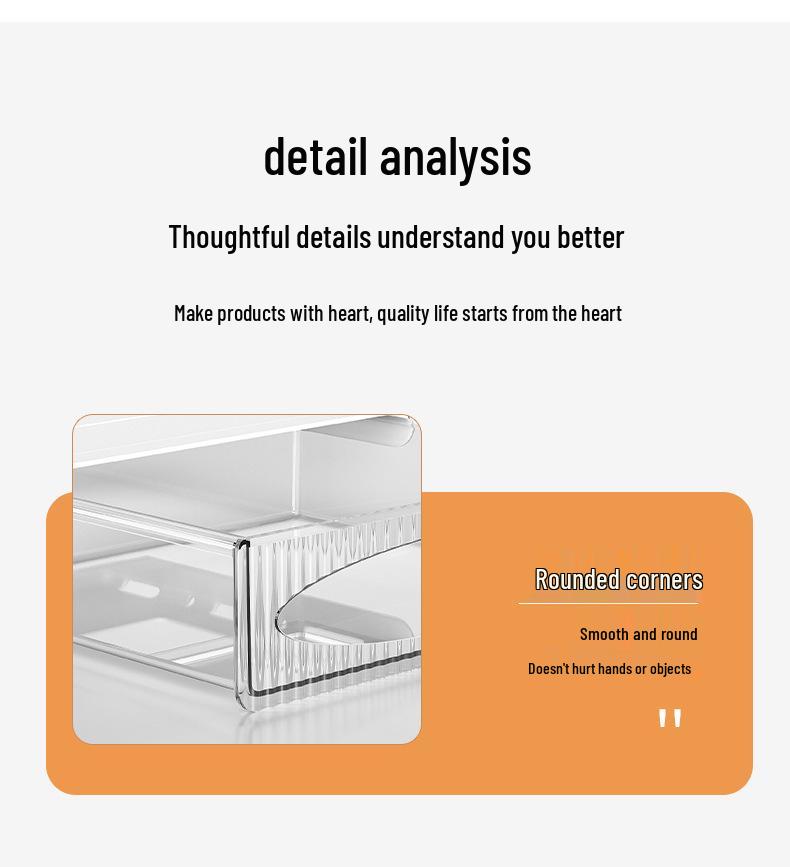 Under-Desk Invisible Stationery Drawer Organizer