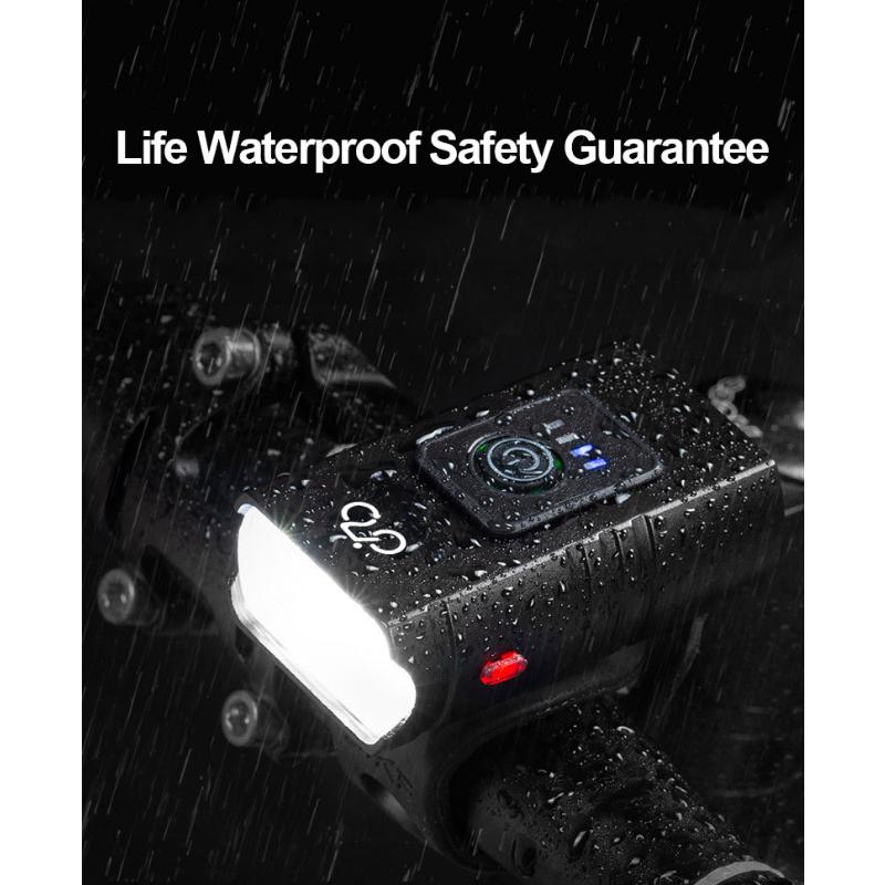 Lanterna Para Bike Luce per bicicletta T6 LED anteriore USB ricaricabile MTB Mountain Bicycle Lamp 1000LM Faro per bici Torcia elettrica Ciclismo Scooter Coda