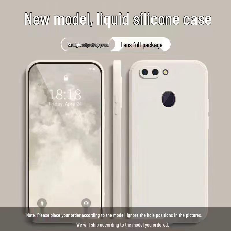 OPPO R15 Standard Edition Solid Color Liquid Full Coverage Anti-Drop Soft Phone Case