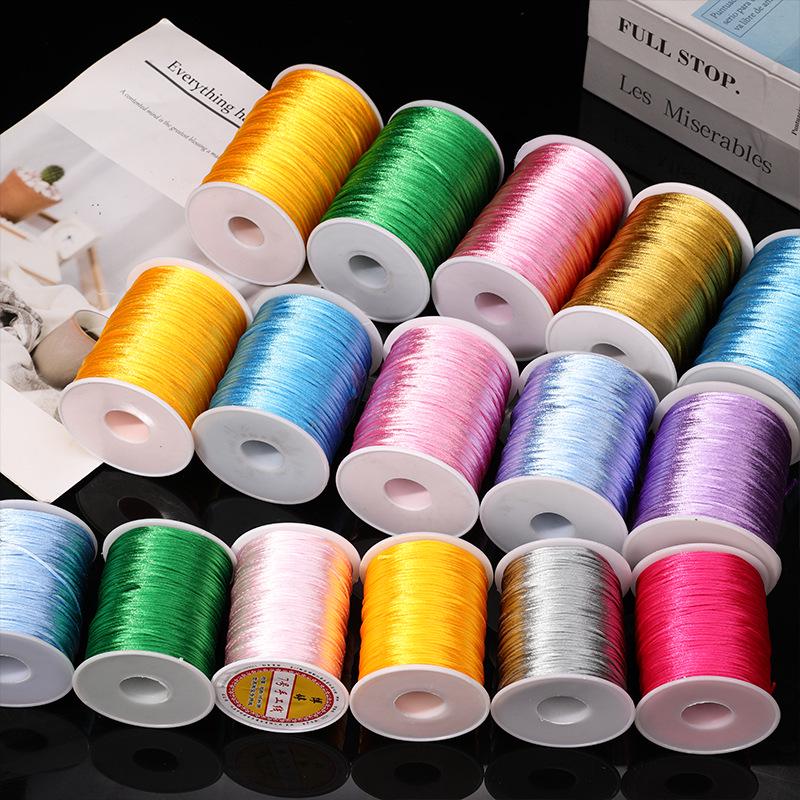 Bunte chinesische Knoten-Kordel für DIY Armband- & Halsketten-Schmuckherstellung