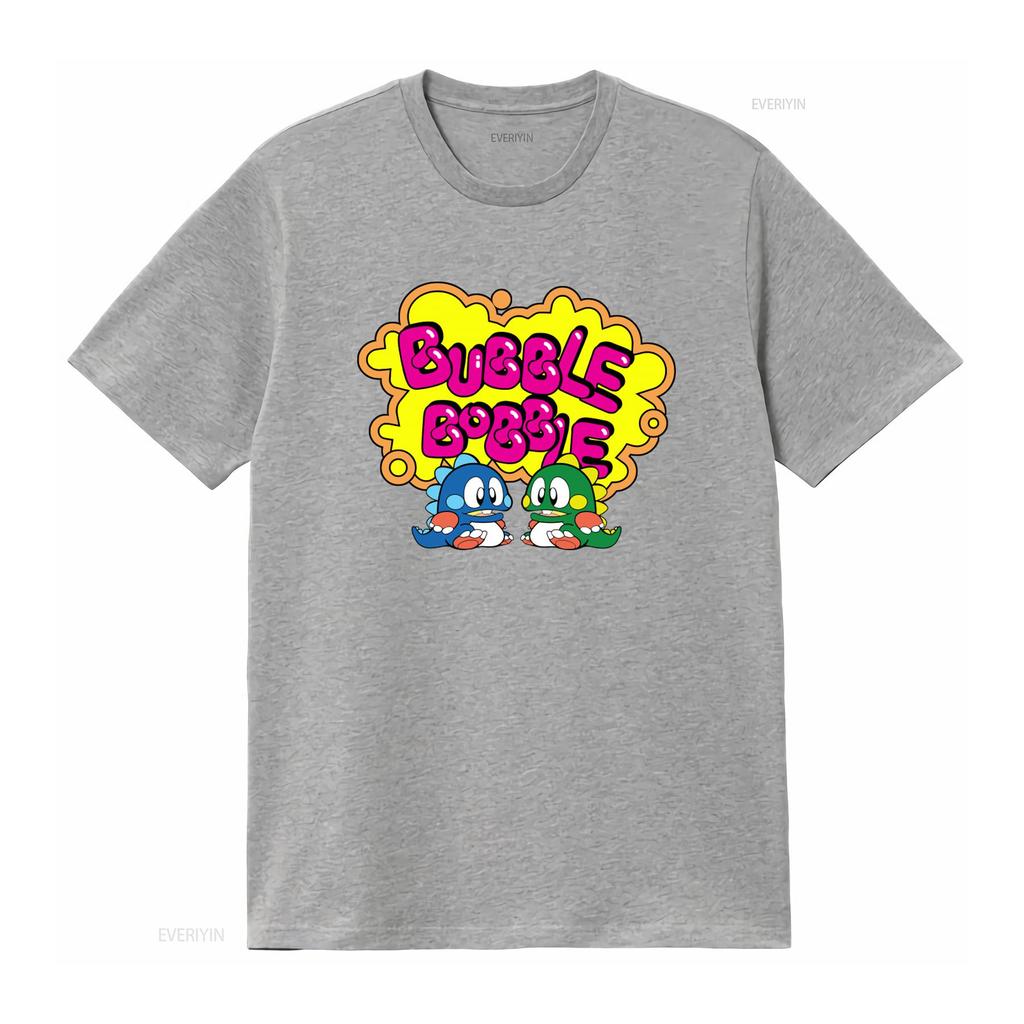 Double Bubble Mens T Shirt Classic Arcade Gamer Retro Gaming Video Game Cool Bobble Design vintage Washed fashion Stylish