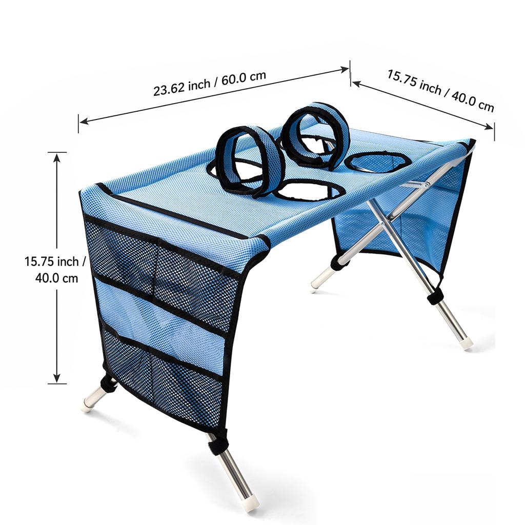 Foldable Pet Grooming Table Secure Strap Breathable Hanging Harness with Eight Holes for Picking Ears Nail Clipping Home