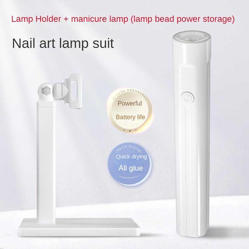 Mini UV Nail Lamp Dryer Machine Portable USB Rechargeable LED Nail Quick Drying Light Handheld Manicure Lamp For Gel Varnish