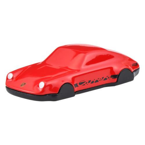Hot Wheels Basic Car Porsche 911 Carrera Clip Vehicle Toy Mini Car for Ages 3 and Up, Red, JFN45