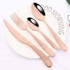 4Pcs Colorful Stainless Steel Dinnerware Cutlery Set Dinner Tableware Set Luxury Flatware Fork Knife Spoon For Wedding