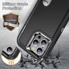 3IN1 Hybrid Military Anti-Shock Strong Phone Case For iPhone 17 Air 16 11 12 13 14 15 Pro Max 15 Plus PC Hard Holder Phone Cover