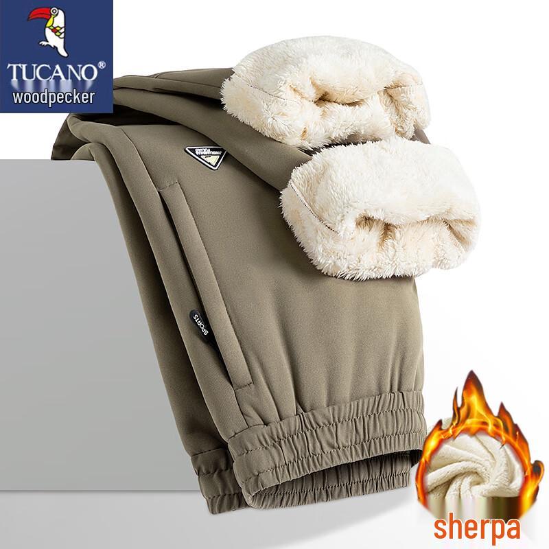 Tucano Men's Plush Lined Winter Warm Casual Pants