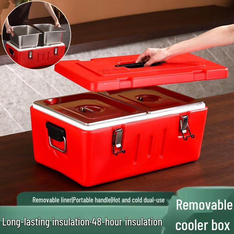 Kadijia KD Double-Compartment Stainless Steel Insulated Food Container