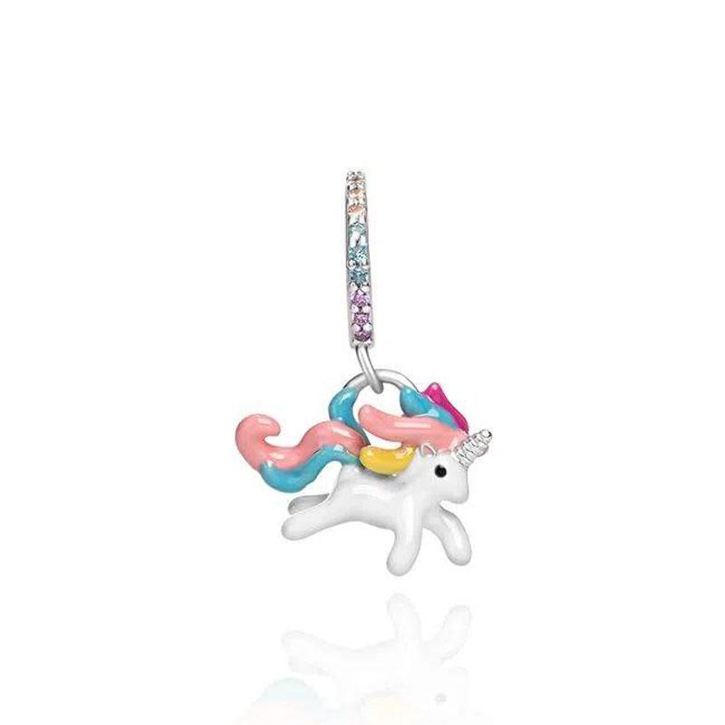 Copper Metal dropper puzzle&headphones&game console&zebra&unicorn Compatible With Authentic Original Do It Yourself Bracelet High Quality Fine