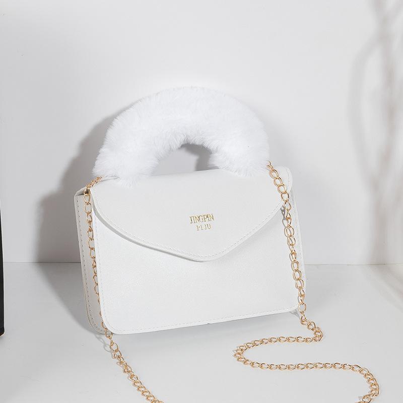 Small bag women's new fashion trend chain bag bag single shoulder simple Mao Mao handbag