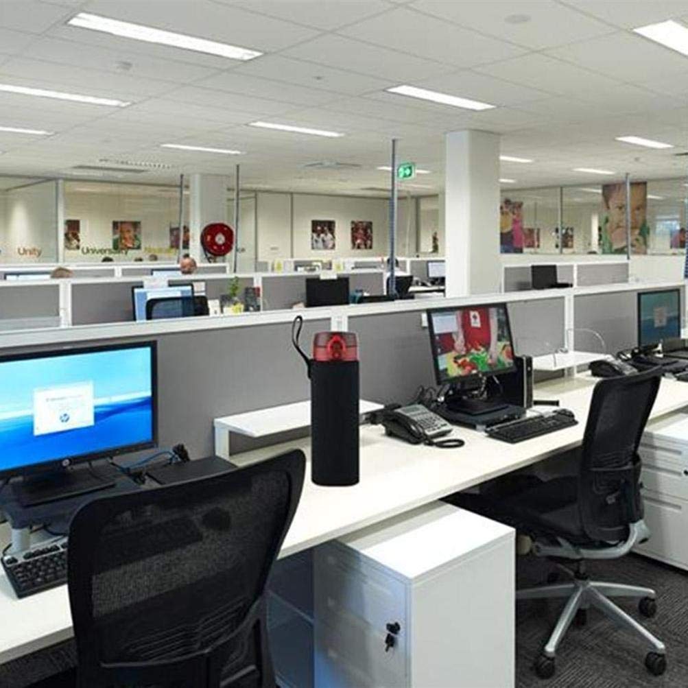 500ml Water Bottle Cover, Insulated Neoprene Water Bottle Case, 550ml, 600ml Bottle Cover, 2 Pack, Black (550ml, Blackblack-2pack)