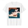 Lazy Bunny Meme Rabbit Printed Tshirt Women Harajuku Hiphop Streetwear Casual Short Sleeve T Shirts Tops Women Clothing