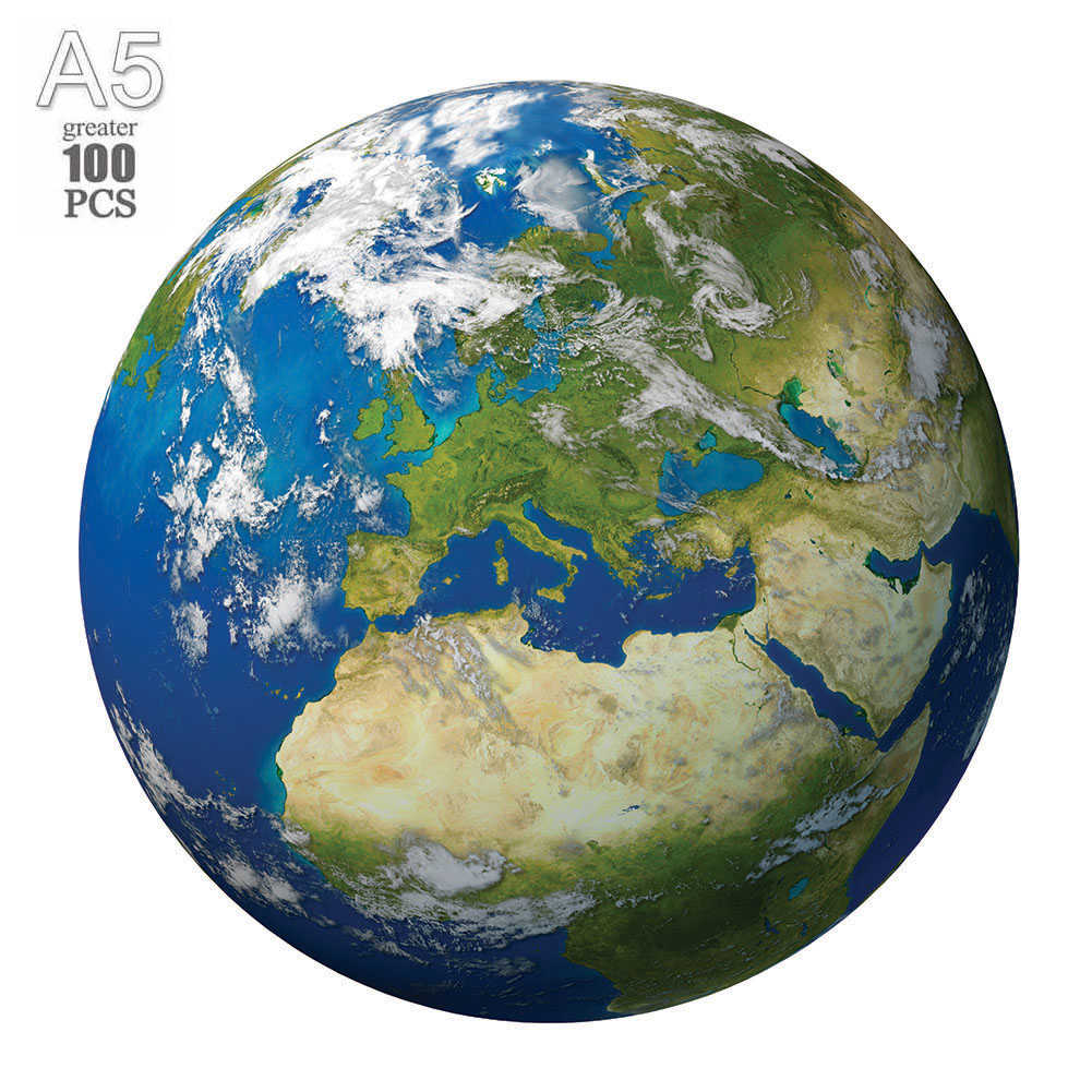 Earth Wooden Puzzle Children'S Starry Geography Early Education Astro Difficult Wood Brains Accompany Adult Puzzle Party Leisure