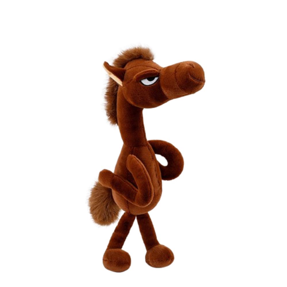 

Creative Plush Dark Horse Plaything Mascot Dolls Plush Simulation Horse Doll Chinese Style Cute Zodiac Pony Figurine Christmas Present