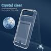 For iPhone 17 Air Clear Case TPU+PC+Acrylic Cell Phone Case with Card Holder