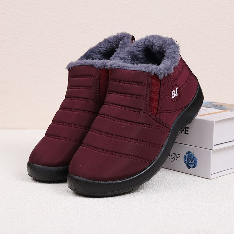 Очень большой размер 47-48 Хлопковая обувь для мужчин и женщин с Такими же Повседневными и Удобными Хлопковыми Ботинками Легкая Хлопковая Обувь на Плоской Подошве 40 вино красного 1880₽