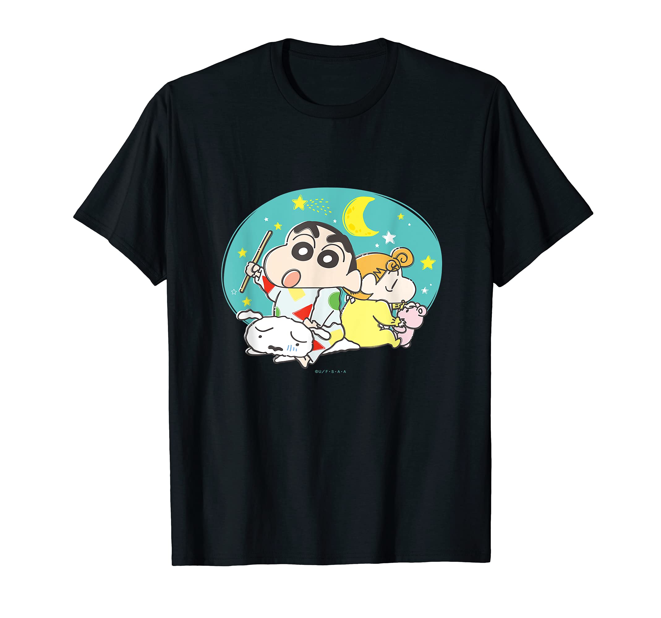 

Crayon Sunflower Shiro before bedtime Shin-chan Shin-chan & & T-shirt чёрный