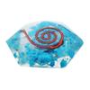 Harmonize Turquoise Faceted Hexagon Orgone Reiki Healing Crystal Symbol