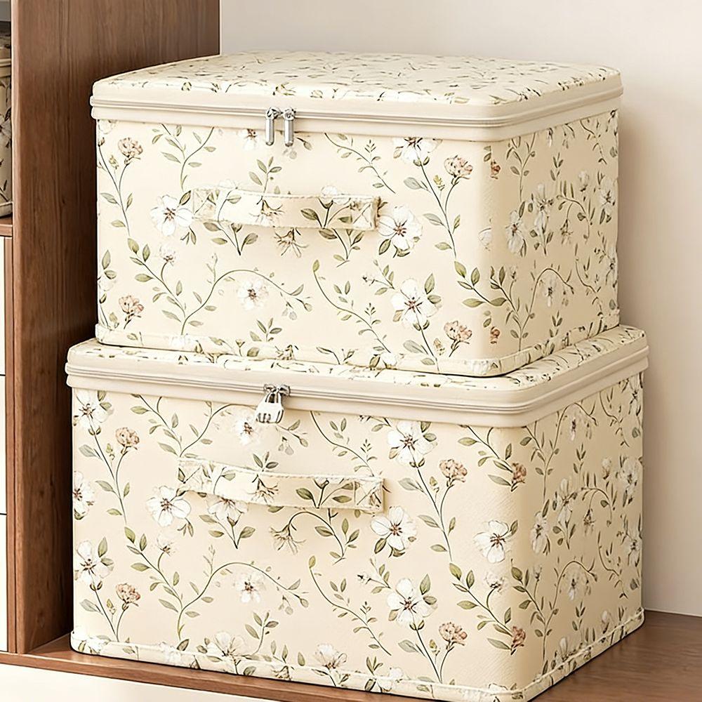 Space Saving Wardrobe Storage Bins Washable Toy Storage Box Sundries Storage Container Bedroom
