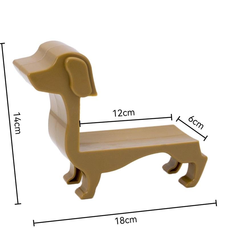 Dachshund Wine Bottle Holder Solid Color Wine Bottle Support Holder Decoration Rack Cute Home Decoration