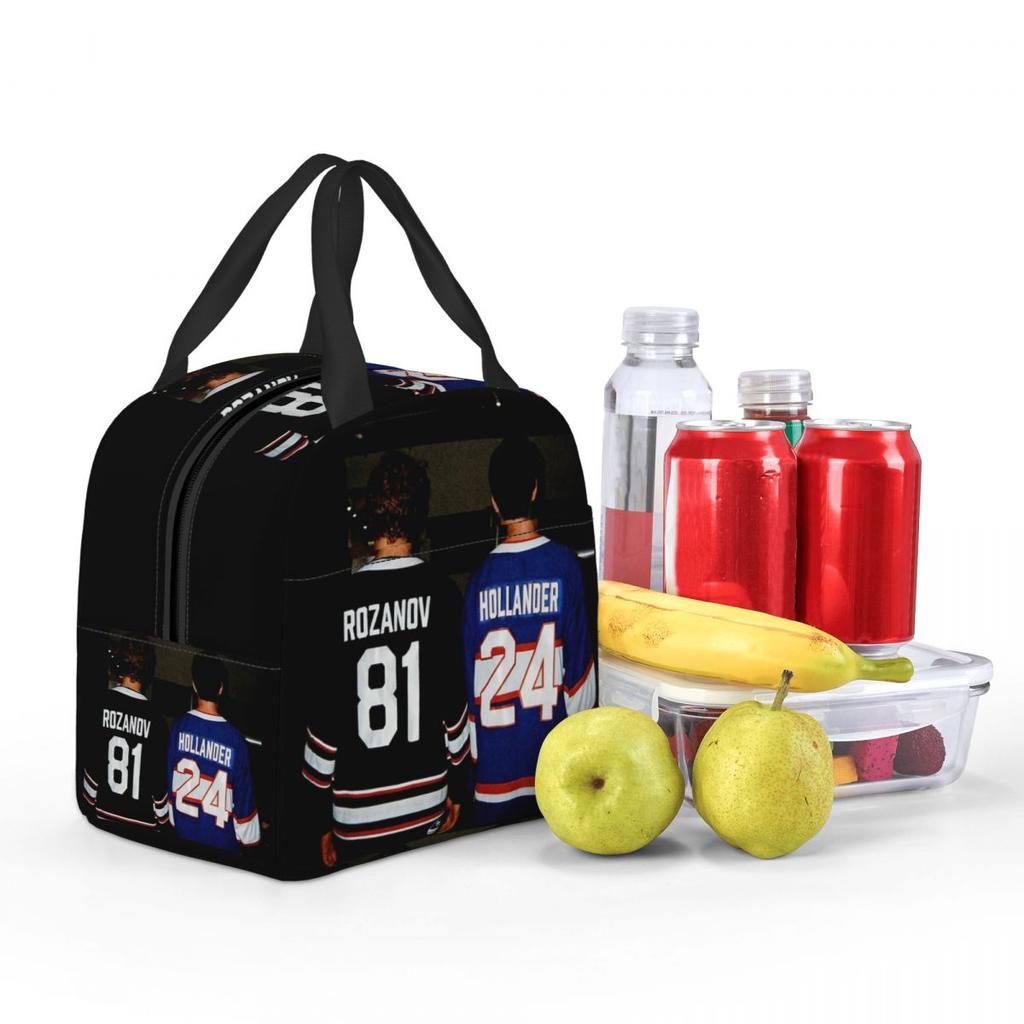 Heated Rivalry Humorous Insulated Lunch Bag For Travel Hollander and Ilya Rozanov Food Storage Bag Portable Cooler Thermal Boxes