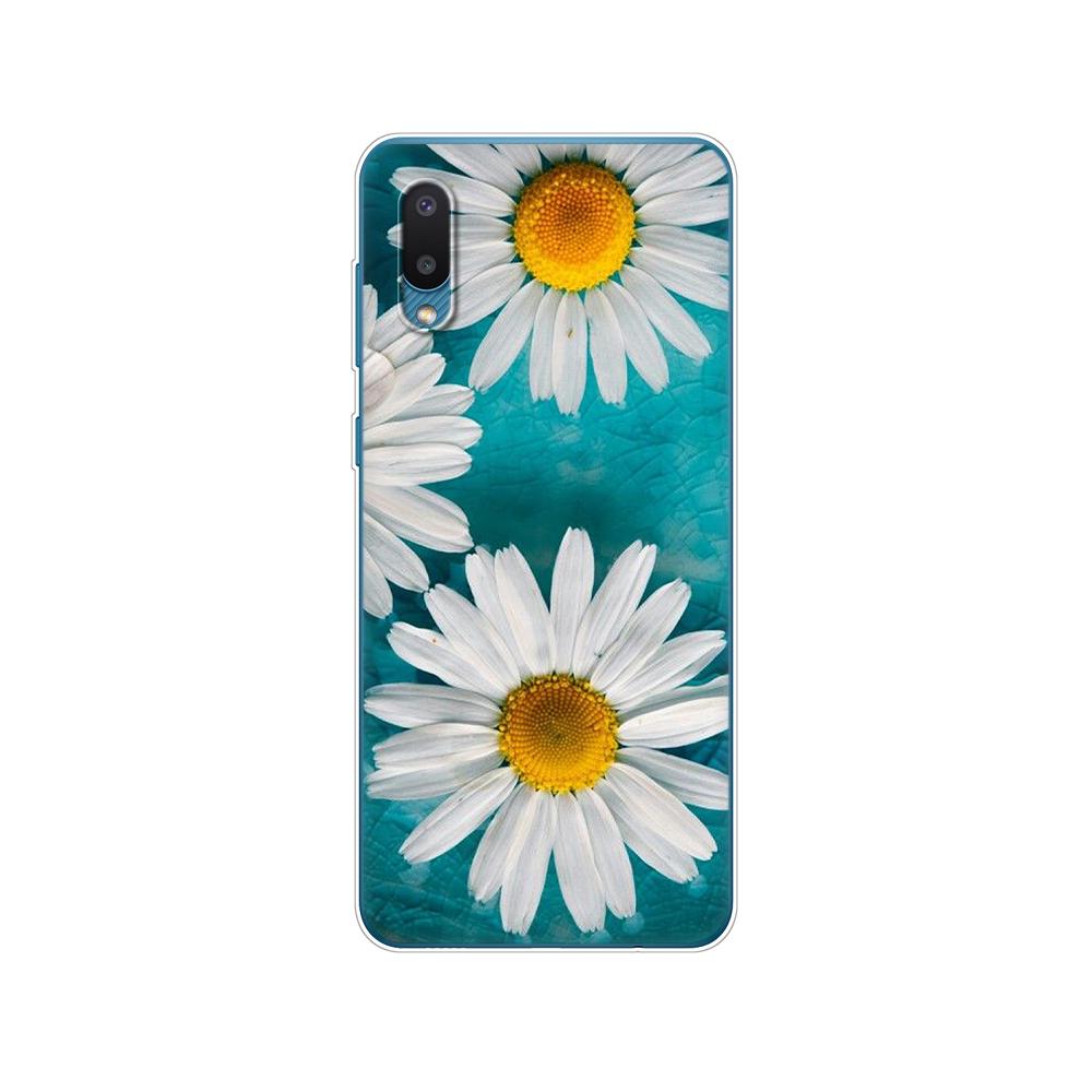 For Samsung A02 M02 Cover Soft Silicon Tpu Phone Back Case For Samsung Galaxy A02 Galaxy M02 SM-A022G A022 Bumper 6.5inch Flower