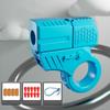 1PC Mini Gun Skořápka vysunutá Může spustit dekompresi EDC Prst Ring Pistole Fidget Spinner Ratchet Úzkost Uvolnění stresu Dětské zbraně