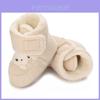 Baby Winter Toddler Shoes With Bear Print Design And Warm Plush Lining For Boys Girls