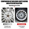 4 szt. Naklejki na środkowe kapsle kół samochodowych 56mm Akcesoria do piast dla KIA EV6 Sorento Niro Stinger Ceed Carnival K5 K9 Soul Carens