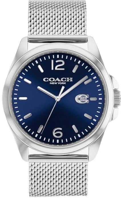 

Повседневные часы Grayson 14602617 Silver [Coach] Мужские [Товар] синий