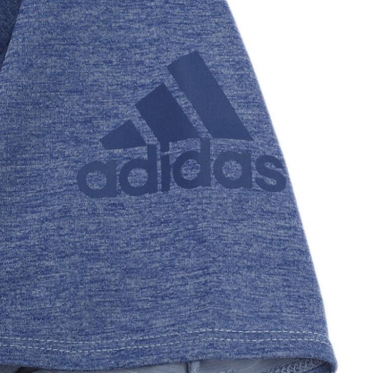 Adidas Training Series Comfortable Soft Crew Neck Pullover Short Sleeve T-Shirt Men Tops Blue S98656