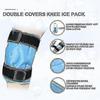 Kühlpack zur Linderung von Knieschmerzen, Wiederverwendbare Gel-Eisbandage für Beinverletzungen, Schwellungen, Knieersatzoperation, Kältekompressentherapie Qxuan