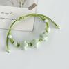 Versatile ceramic bracelet Handmade knit Colorful Ceramic Star Bracelet Adjustable Braided Wax Cord Unique Fashion Accessory new