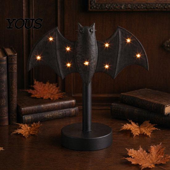 Gothic Home Decor Light Halloween Witch Lantern, Resin Tabletop with Warm Glow, Spooky Centerpiece Lantern Decoration for Shelf Desk