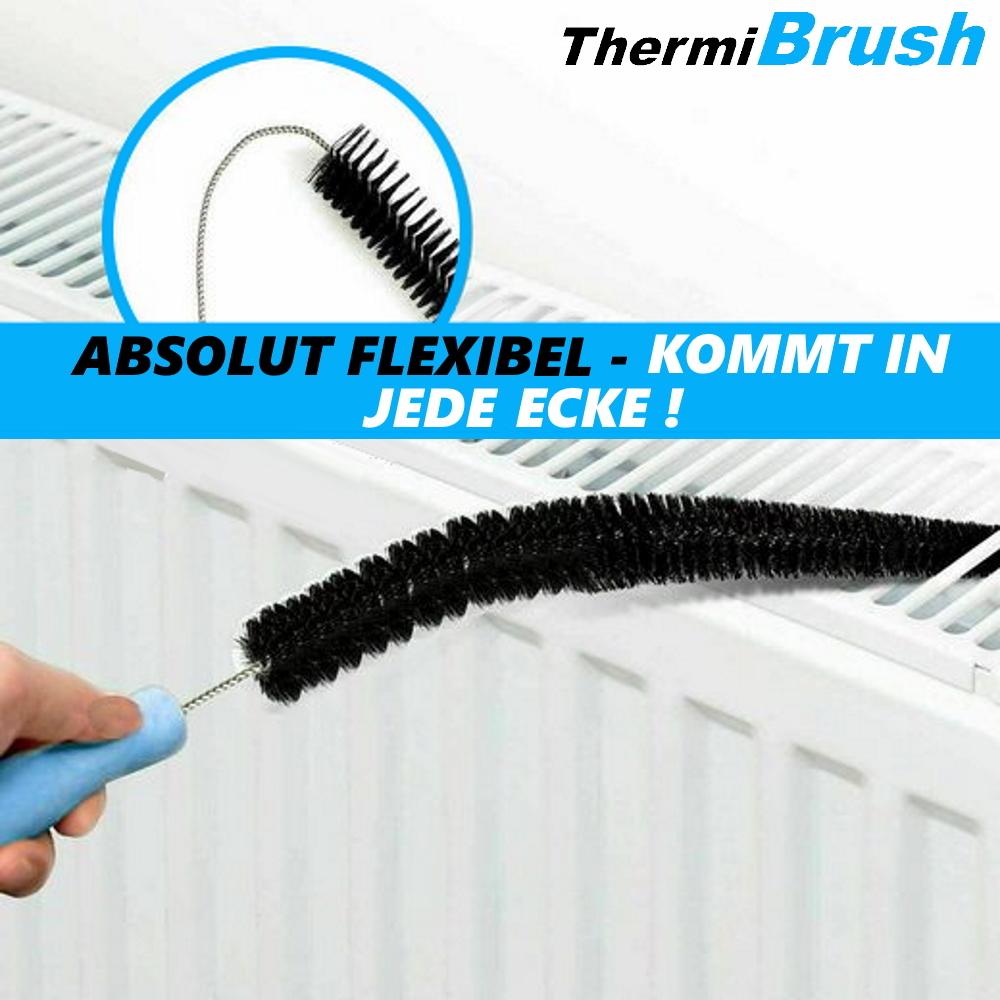 ThermiBrush Heizkörperbürste Heizungsbürste Heizungsreiniger Rohrbürste Wedel