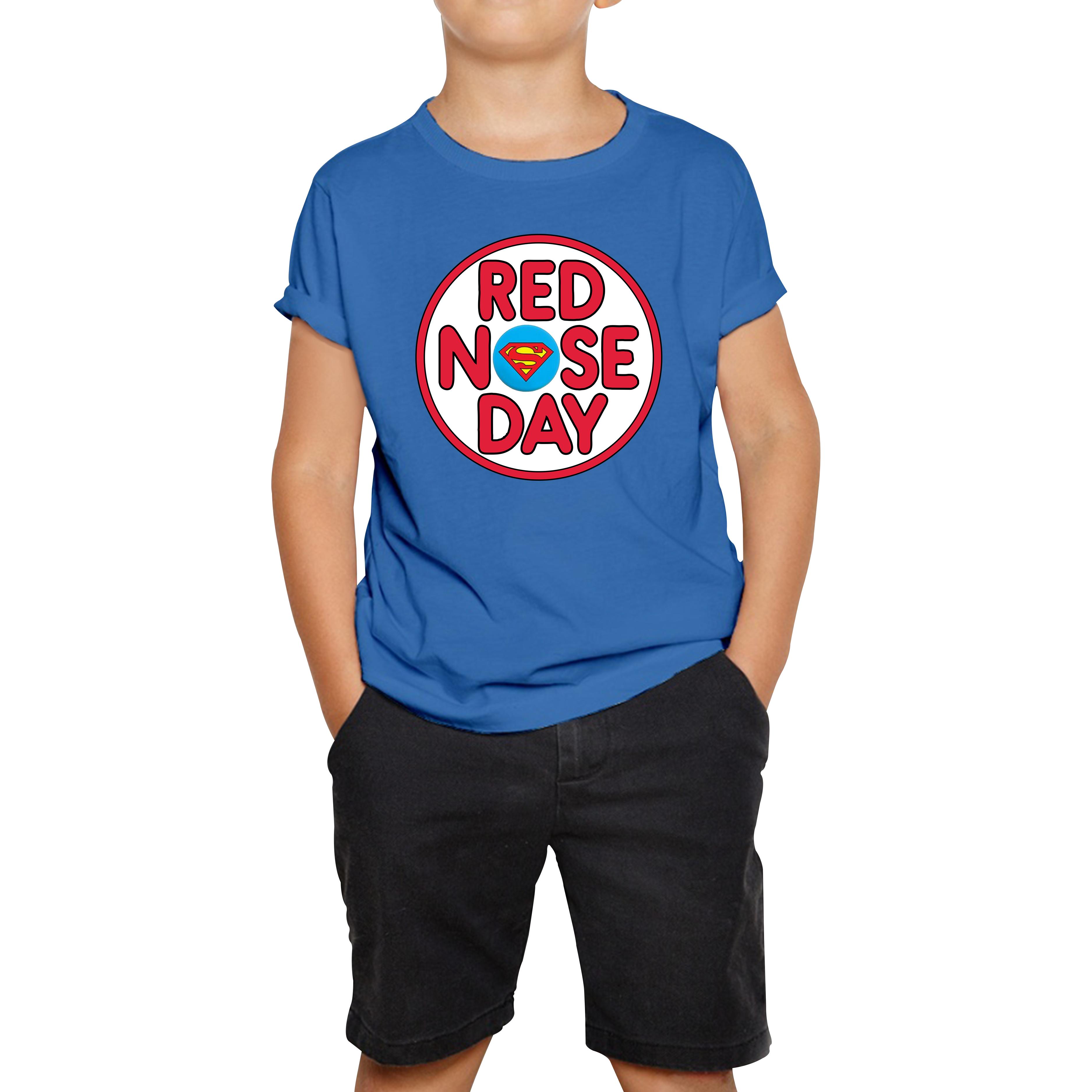 Superman Red Nose Day Kids T Shirt 110