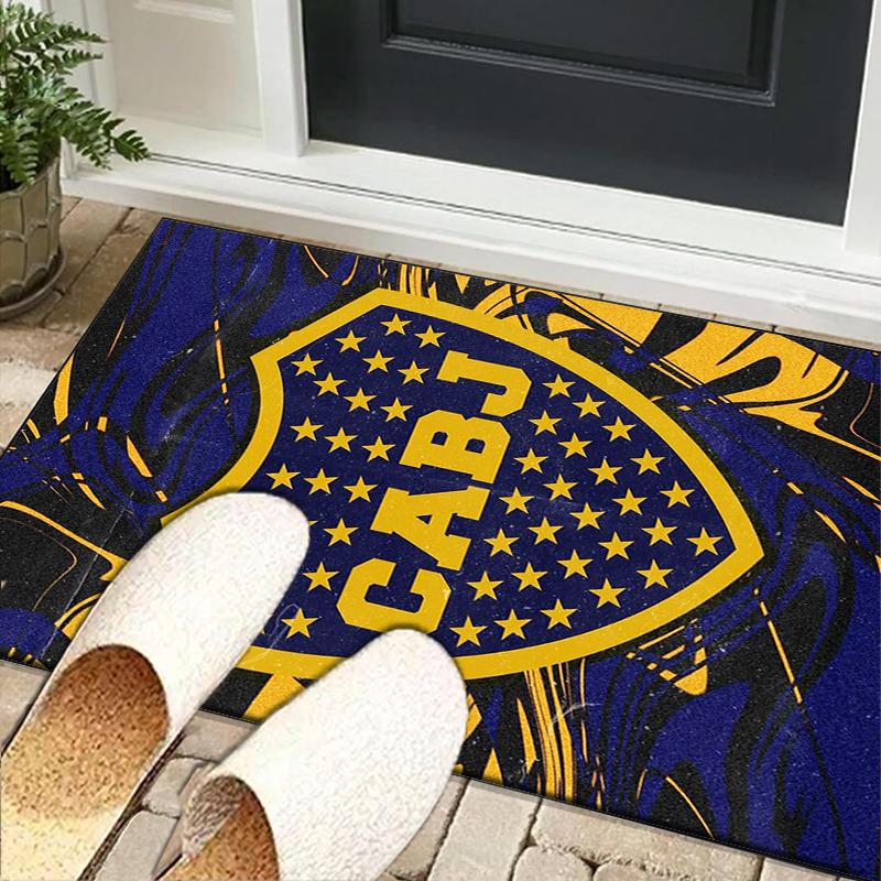 Football Club Emblem Office Rug Chair Mat, Game Carpet, Suitable for Front Door, Bedroom, Living Room, Desk, Holiday Gift