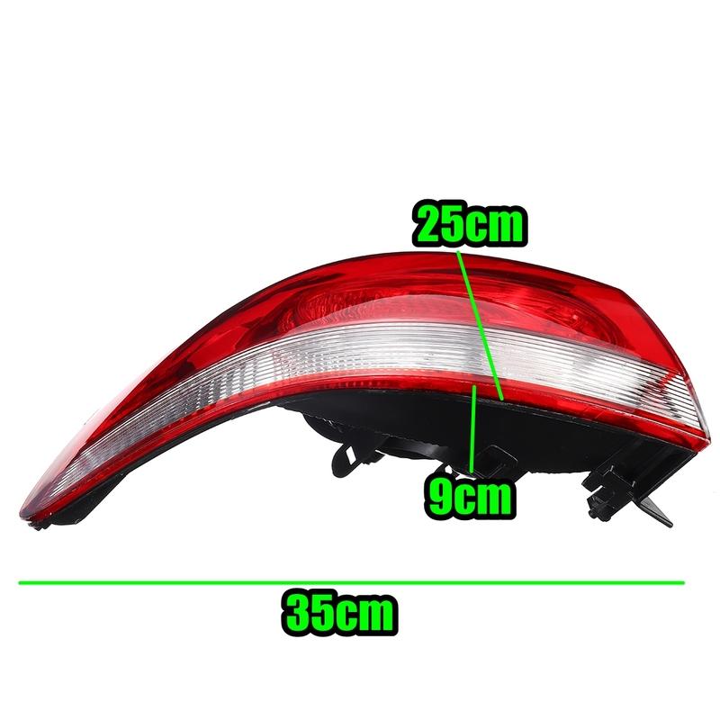 1Pcs Car Outter Tail Light For VW Golf Mk6 Golf 6 Hatchback 2009-2013 Taillights Rear Reverse Driving Side Lamp Without Bulbs