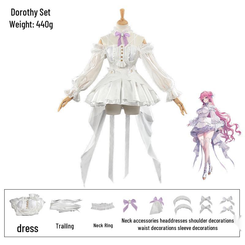 

Victory Goddess NIKKE Dorothy Cosplay Costume - Full Anime Game Set 2XL