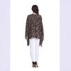 Plus Size Chiffon Batwing Shirt for Women – European & American Style, Extra Large 
