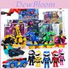 Mini Force Robô Deformável Dinossauro Patinete Modelo Boneco Para Brincadeiras Divertidas de Crianças