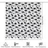 Bathroom Shower Curtain Dinosaur Pattern Jungle Animals Kids Teen Boys Shower Liner Decor
