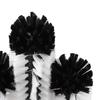 Bar Glass Cleaner with Suction Base and Three Brush Heads for Sink Glass Cup Washer for Coffee Mugs and Vases Cleaning
