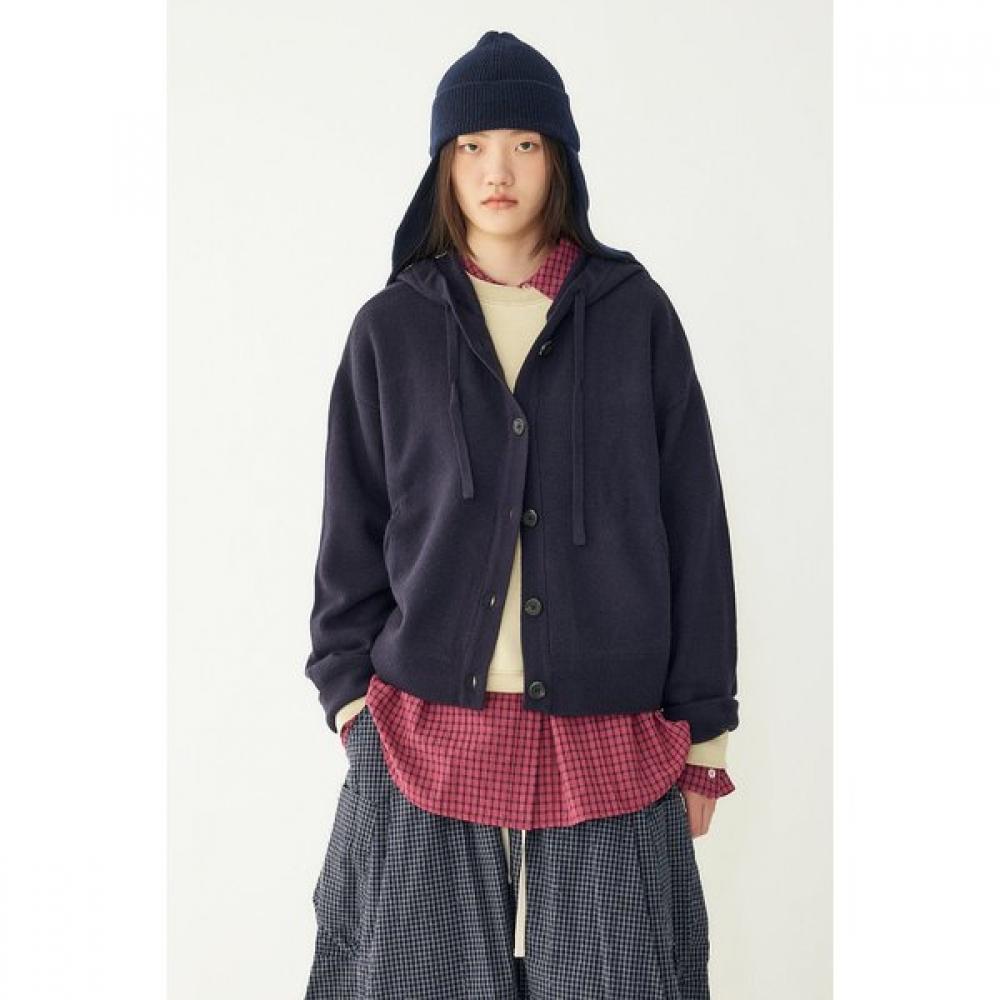 Studio Tomboy Button Up Hooded Cardigan 9176451983