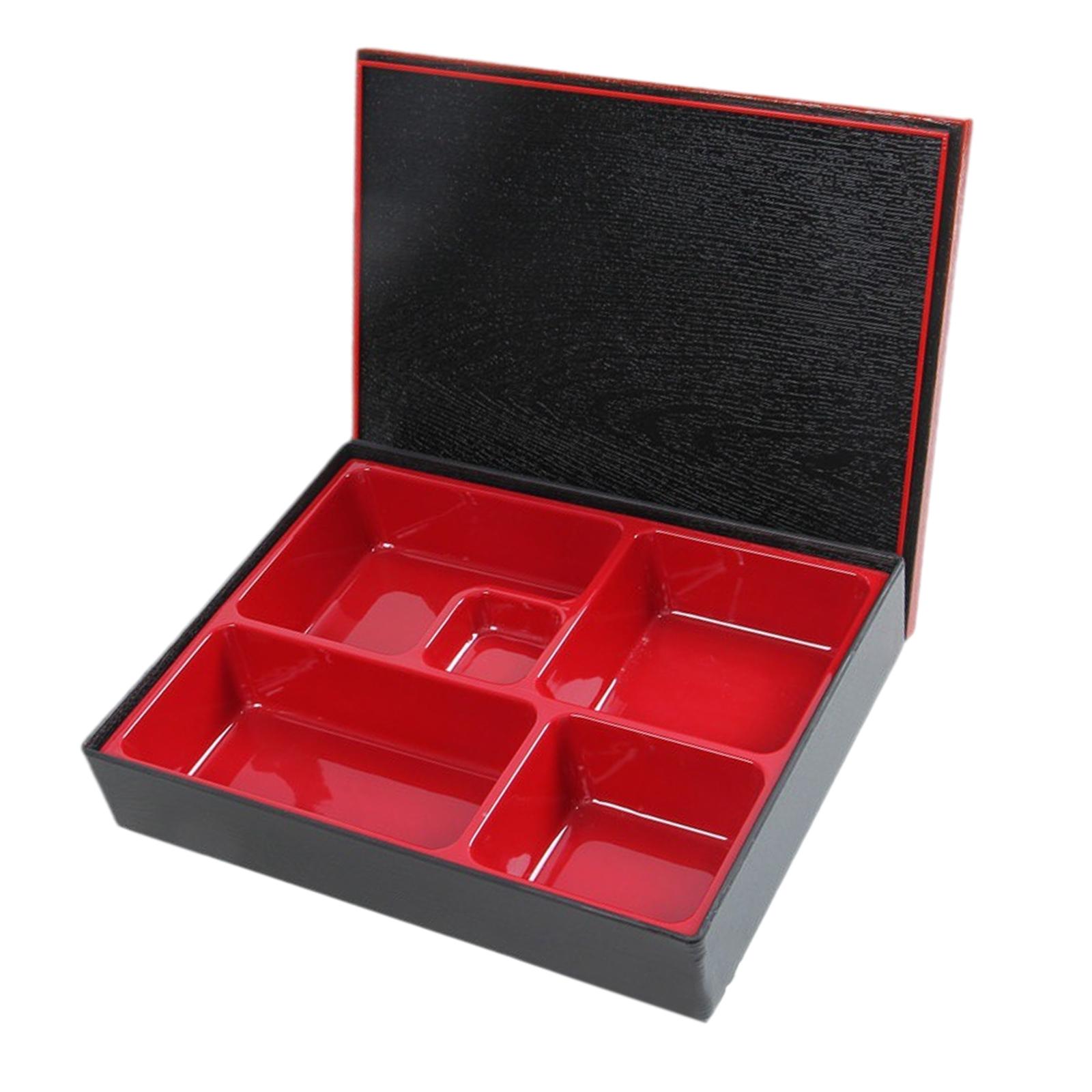 

Japanese Bento Box with Lid Japanese Sushi Tray for Picnic Restaurant Office